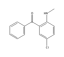 5-chloro-2-(methylamino) benzophenone