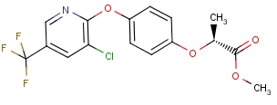 2-[4-(3-氯-5-三氟甲基-2-吡啶氧基)苯氧基]丙酸甲酯 72619-32-0