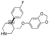 (3S,4R)-1-Methyl--3-[(3,4-(methylene-dioxy)phenoxy)METHYL]-4-(4-fluorophenyl) piperidine