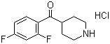 4-(2,4-Difluorobenzoyl)piperidine HCl