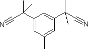 2,2-(5-methyl-1,3-phenylene)-bis-(2-methyl-propionitrile)