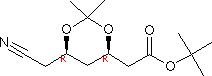 (4R,6R)-tert-Butyl-6-cyanomethyl-2,2-dimethyl-1,3-dioxane-4-acetate