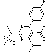 N-[4-(4-Fluoro-phenyl)-5-formyl-6-isopropyl-pyrimidin-2-yl]-N-methyl-methanesulfonamide