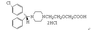 levocetirizine hydrochloride