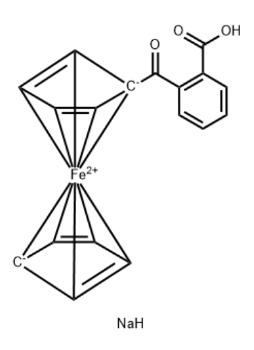 铁的;钠;环戊二烯-1,3-二烯;2-(1-环戊烯并-2,4-二烯亚基羟基甲基)苯甲酸酯 35502-75-1;38531-06-5;43140-34-7