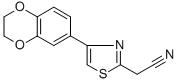 499771-17-4  2-[4-(2,3-dihydro-1,4-benzodioxin-6-yl)-1,3-thiazol-2-yl]acetonitrile