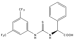 (R)-2-(3-(3,5-bis(trifluoromethyl)phenyl)thioureido)-2-phenylacetic acid