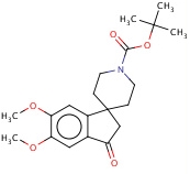 948033-75-8  tert-butyl 5,6-dimethoxy- 3-oxo-2,3-dihydrospiro[indene-1,4'-piperidine]-1'-caboxylate