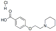 4-(2-piperidinoethoxy)benzoic acid HCl