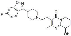 6,7,8,9-Tetrahydro-3-(2-(4-(6-fluro-1,2-benzisoxazol-3-yl)-1-piperidinyl)ethyl)-9-hydroxy-2-methyl-4H-pyrido[2,1-a]-pyrimidin-4-one