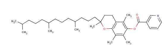 Vitamin e nicotinate