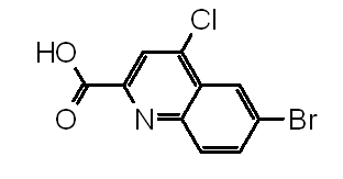 6-bromo-4-chloro-2-quinolinecarboxylic acid