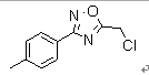 50737-29-6  5-(chloromethyl)-3-p-tolyl-1,2,4-oxadiazole 50737-29-6  5-(chloromethyl)-3-p-tolyl-1,2,4-oxadiazole