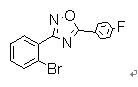 914242-45-8  3-(2-bromophenyl)-5-(4-fluorophenyl)-1,2,4-oxadiazole