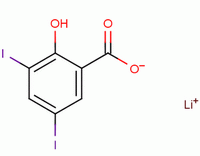 653-14-5  lithium 3,5-diiodosalicylate