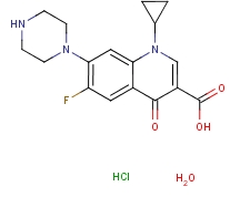 Ciprofloxacin hydrochloride hydrate