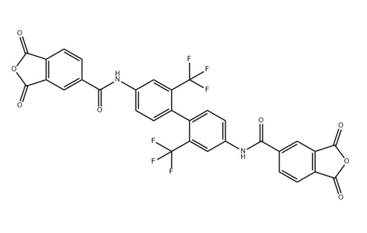 N-[4-[4-[(1,3-dioxo-2-benzofuran-5-carbonyl)amino]-2-(trifluoromethyl)phenyl]-3-(trifluoromethyl)phenyl]-1,3-dioxo-2-benzofuran-5-carboxamide 1226511-56-3