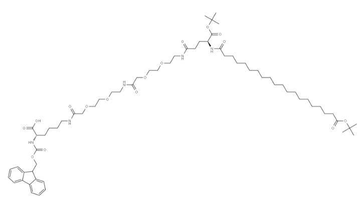 Fmoc-L-Lys[C20-OtBu-Glu(OtBu)-AEEA-AEEA]-OH