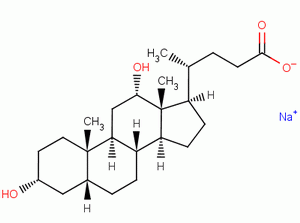 302-95-4  sodium 3-α,12-α-dihydroxy-5-β-cholan-24-oate