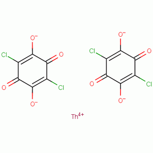 62654-18-6  bis[2,5-dichloro-3,6-dihydroxy-1,4-benzoquinone], thorium salt