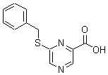 66533-95-7  Pyrazinecarboxylic acid, 6-[(phenylmethyl)thio]-