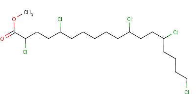 26638-28-8  methyl pentachlorooctadecanoate