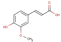 3-(4-hydroxy-3-methoxyphenyl)acrylic acid