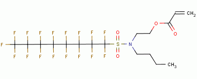 383-07-3  2-[butyl[(heptadecafluorooctyl)sulphonyl]amino]ethyl acrylate