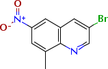 210708-22-8  3-Bromo-8-methyl-6-nitroquinoline