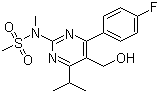 4-(4-Fluorophenyl)-6-isopropyl-2-[(N-methyl-n-methylsulfonyl)amino]pyrimidine-5-yl-methanol