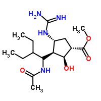 229614-51-1  Methyl (1S,2S,3R,4R)-3-[(1R)-1-acetamido-2-ethylbutyl]-4-carbamimidamido-2-hydroxycyclopentanecarboxylate