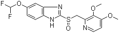 5-Difluoromethoxy-2-{[(3,4-dimethoxy-2-pyridinyl)methyl]sulfinyl}-1H-benzimidazole