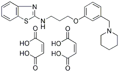 N-[3-[3-(1-PIPERIDINYLMETHYL)PHENOXY]PROPYL]-2-BENZOTHIAZOLAMINE DIMALEATE