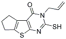 113520-01-7  3-ALLYL-2-MERCAPTO-3,5,6,7-TETRAHYDRO-4H-CYCLOPENTA[4,5]THIENO[2,3-D]PYRIMIDIN-4-ONE