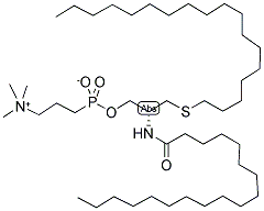 116457-99-9  1-PALMITYLTHIO-2-PALMITOYLAMIDO-1,2-DIDEOXY-SN-GLYCERO-3-PHOSPHOCHOLINE