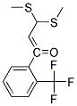116609-90-6  3,3-BIS-METHYLSULFANYL-1-(2-TRIFLUOROMETHYL-PHENYL)-PROPENONE