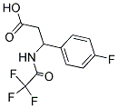 117291-16-4  3-(4-FLUOROPHENYL)-3-[(2,2,2-TRIFLUOROACETYL)AMINO]PROPANOIC ACID
