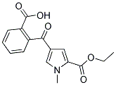 120562-90-5  2-([5-(ETHOXYCARBONYL)-1-METHYL-1H-PYRROL-3-YL]CARBONYL)BENZENECARBOXYLIC ACID