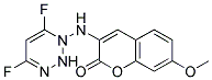 127192-67-0  3-(4,6-Difluortriazinylamino)-7-methoxycoumarin