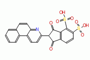 1324-04-5  2-benzo[f]quinolin-3-yl-1H-indene-1,3(2H)-dione, disulpho derivative