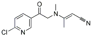 135411-13-1  3-[[6-CHLORO-3-PYRIDINOYL METHYL]METHYLAMINO]-2-BUTENENITRILE