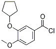 144036-19-1  3-(CYCLOPENTYLOXY)-4-METHOXYBENZOYL CHLORIDE