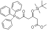 methyl(3R)-3-(tert-butyldimethylsilyloxy)-5-oxo-6-triphenylphosphoranylidenehexanoate