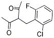 175136-74-0  3-(2-CHLORO-6-FLUOROBENZYL)PENTANE-2,4-DIONE
