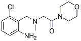 18053-44-6  4-[[[(2-amino-6-chlorophenyl)methyl]methylamino]acetyl]morpholine