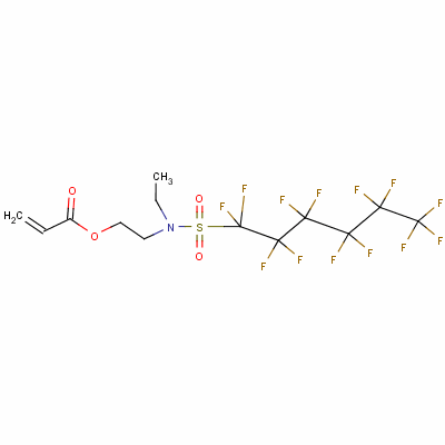 1893-52-3  2-[ethyl[(tridecafluorohexyl)sulphonyl]amino]ethyl acrylate