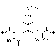7452-51-9  5-[(3-carboxy-5-methyl-4-oxo-2,5-cyclohexadien-1-ylidene)[4-(diethylamino)phenyl]methyl]-3-methylsalicylic acid