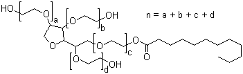 Polyethyleneglycol sorbitan monolaurate