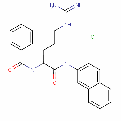 913-04-2  Clorhidrato de DL-2-benzamido-5-guanidino-N-2-naftilvaleramida