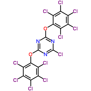 26396-34-9  2-chloro-4,6-bis(pentachlorophenoxy)-1,3,5-triazine